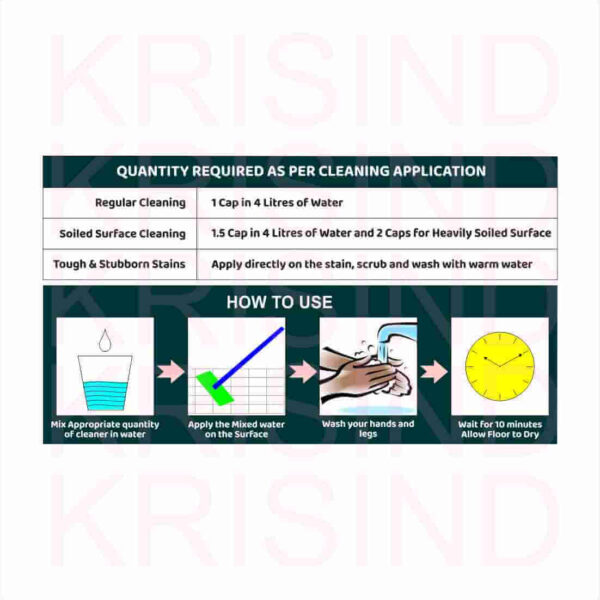 Kaka Kiki Floor Disinfectant Liquid / Any Surface Cleaner with Neem and Pine - 1000 ml - Image 2