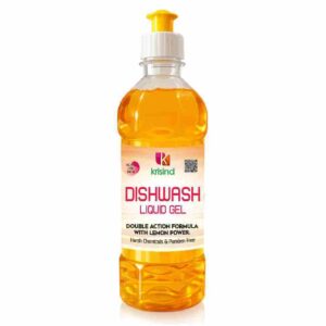 Krisind Dish Wash Concentrated Liquid Gel | 10X Power Grease Cleaning Action - 500 ml