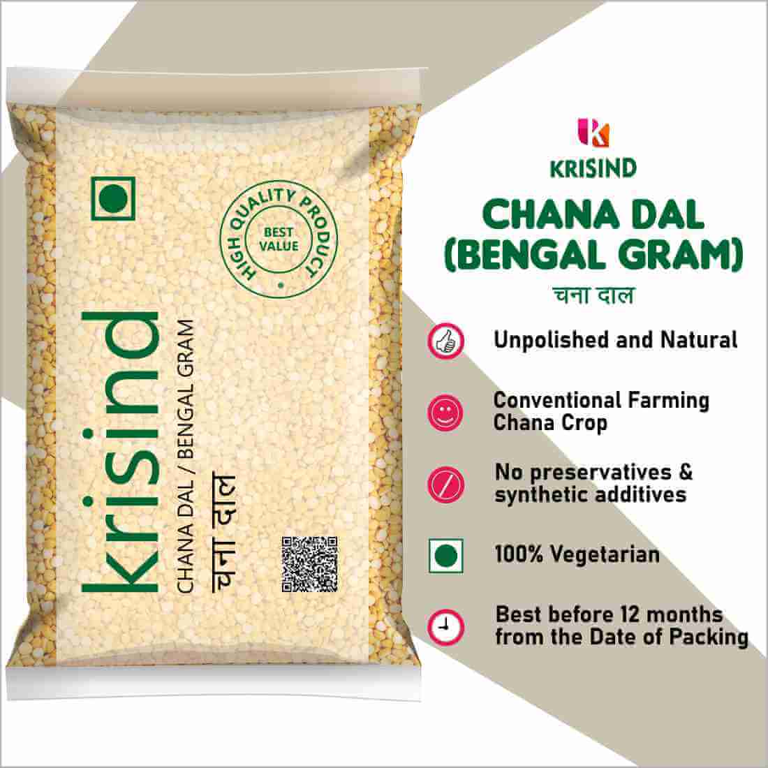 Krisind Desi Chana Dal | Premium Quality | Unpolished with Natural Goodness - Image 5