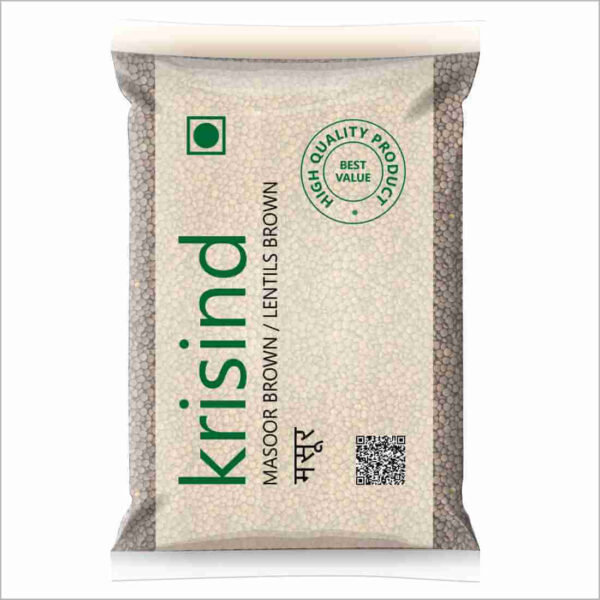 Krisind Masoor Whole | Premium Quality | Unpolished with Natural Goodness