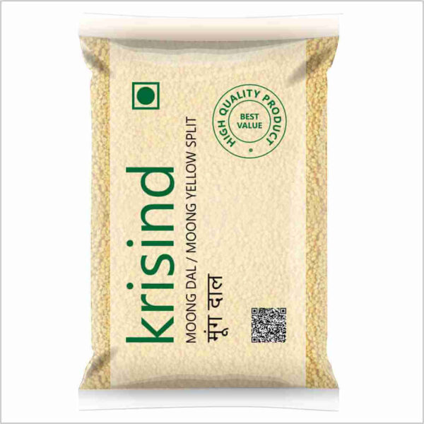 Krisind Select Moong Dal | Premium Quality | Unpolished with Natural Goodness | 1KG