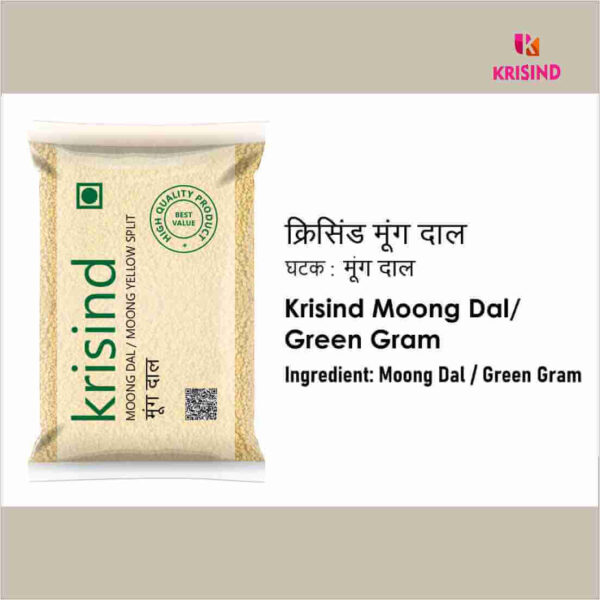 Krisind Select Moong Dal | Premium Quality | Unpolished with Natural Goodness | 1KG - Image 4