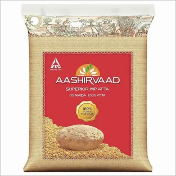 Aashirvaad Superior MP Atta  | Natural Whole Wheat Atta  - 5 kg