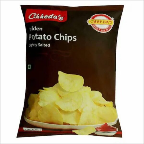 Chheda's Golden Lightly Salted Potato Chips - 170 g