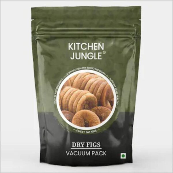 Kitchen Jungle Dry Figs Anjeer Medium Size ( Pouch Pack ) - 1Kg