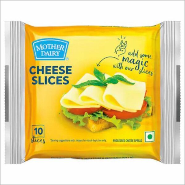 Mother Dairy Cheese Slices - 200 g (Pack)