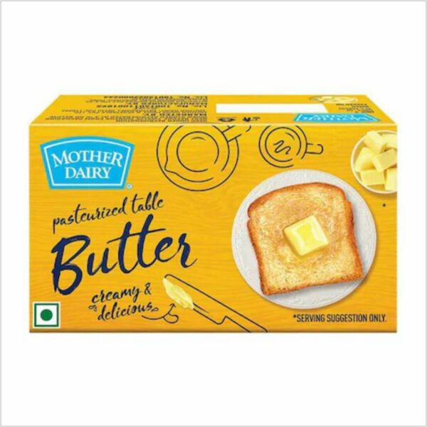 Mother Dairy Table Butter | Smooth and Creamy - 500 g (Carton)