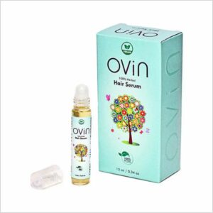 Ovin 100% Herbal Hair Serum | Liquid – Roller - 10 ml