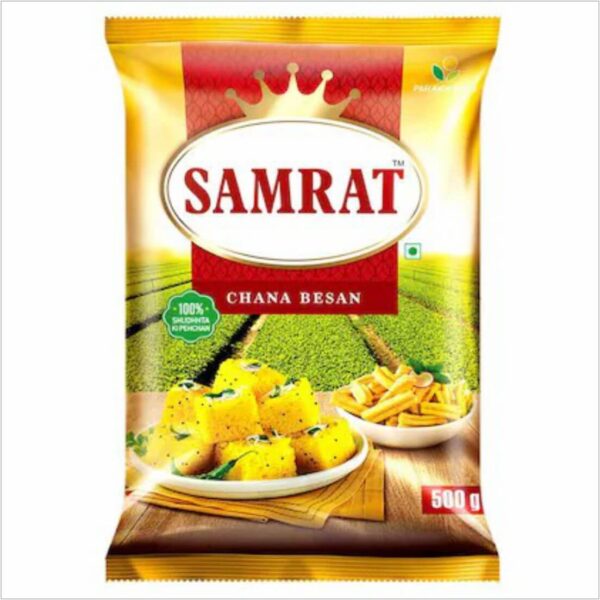 Samrat Chana Besan | Sortex Cleaned and Superior Quality - 500 g