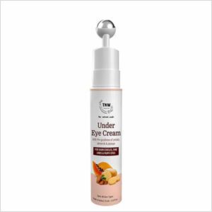The Natural Wash Under Eye Cream with Potato, Almonds and Papaya Cooling Massage Roller - 15ml