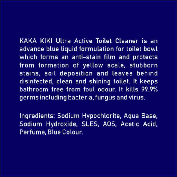 Kaka Kiki Disinfectant Toilet Cleaner Liquid | Thick Liquid for Toilet Bowls Cleaning - 500 ml - Image 4