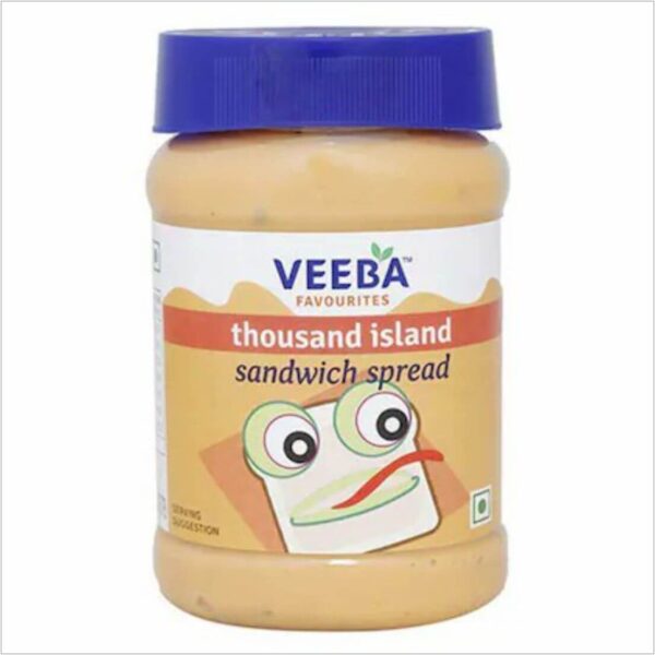 Veeba Thousand Island Sandwich Spread | Eggless, Pure Veg - 280 g