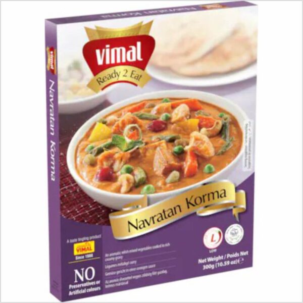 VIMAL Ready to Eat Navratan Korma Instant Mix Meal - 300g