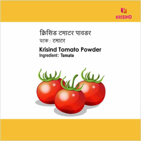 Krisind Red Tomato Powder | Ready to Use | Instant Tomato Flavour | Additive Free Tomato Powder - 100g - Image 4