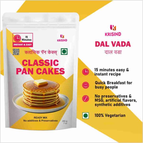 KRISIND Classic Pancake Mix | Pancake Mix for Kids| No-Preservatives - 200 g - Image 5