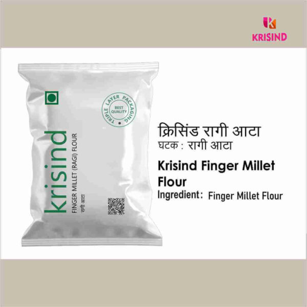 Krisind Select Ragi Flour (Finger Millet) | Premium Quality with Natural Goodness | 1KG - Image 4