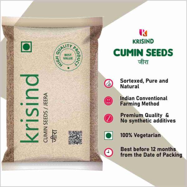 Krisind Select Cumin Seeds (Jeera) | Premium Quality and Natural Goodness - Image 5