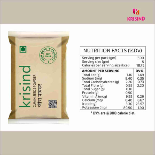 Krisind Select Cumin Powder (Jeera Powder) | Premium Quality With Natural Goodness - Image 3