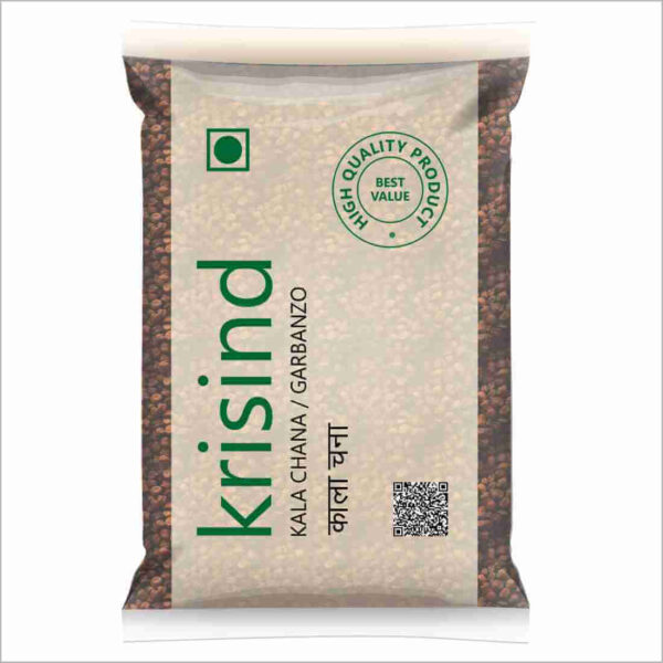 Krisind Select Kala Chana | Premium Quality and Unpolished with Natural Goodness | 1KG