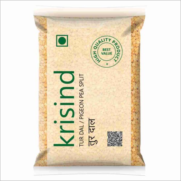 Krisind Select Toor Dal | Premium Quality and Unpolished with Natural Goodness | 1KG