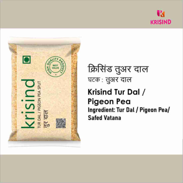 Krisind Select Toor Dal | Premium Quality and Unpolished with Natural Goodness | 1KG - Image 4