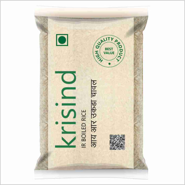 Krisind Select IR Boiled Rice | Premium Quality - Unpolished with Natural Goodness | 1KG