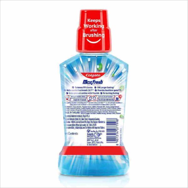 Colgate Plax Peppermint Fresh Mouthwash - Image 2