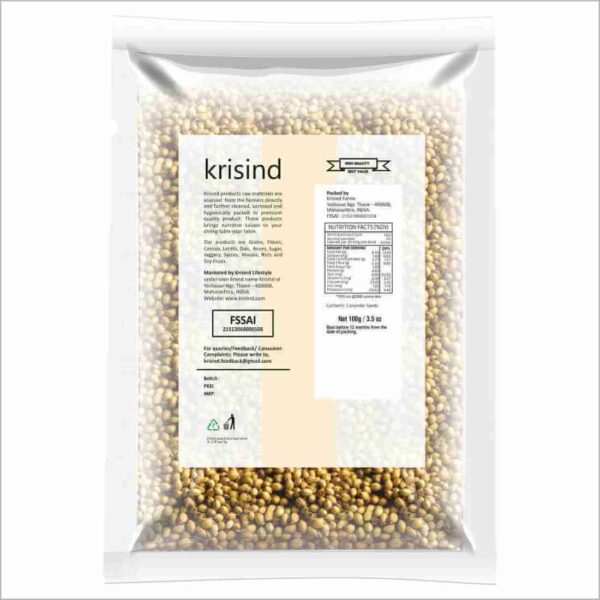 Krisind Select Coriander Seeds | Sabut Dhaniya | Premium Quality - Image 2