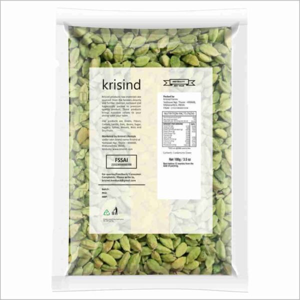 Krisind Select Green Cardamom | Hari Elaichi | Premium Quality - Image 2