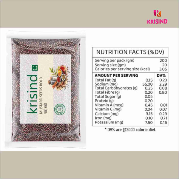 Krisind Select Mustards Bold | Rai Bold | Premium Quality - Image 3