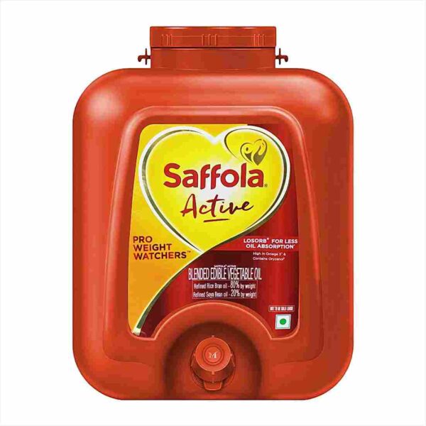 Saffola Active Oil | Rich in Omega 3 and Oryzanol | For Less Oil Absorption - Image 6