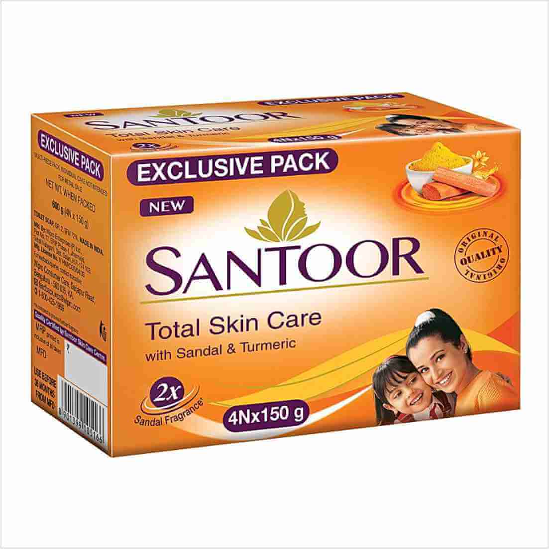 Santoor Sandal & Turmeric Soap