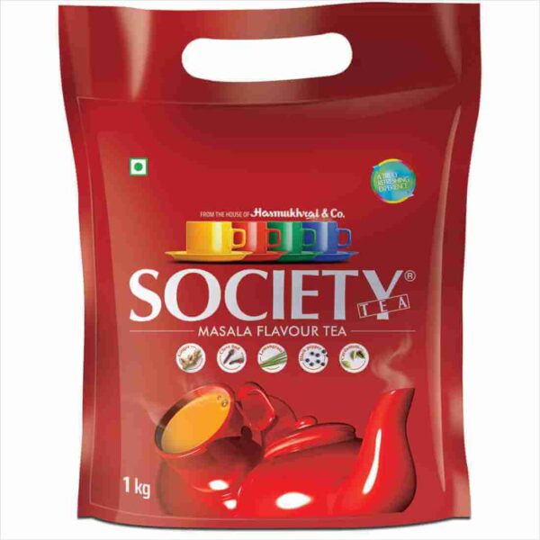 Society Masala Flavour Tea | Made with Cardamom Ginger Cloves Black Pepper and Lemongrass