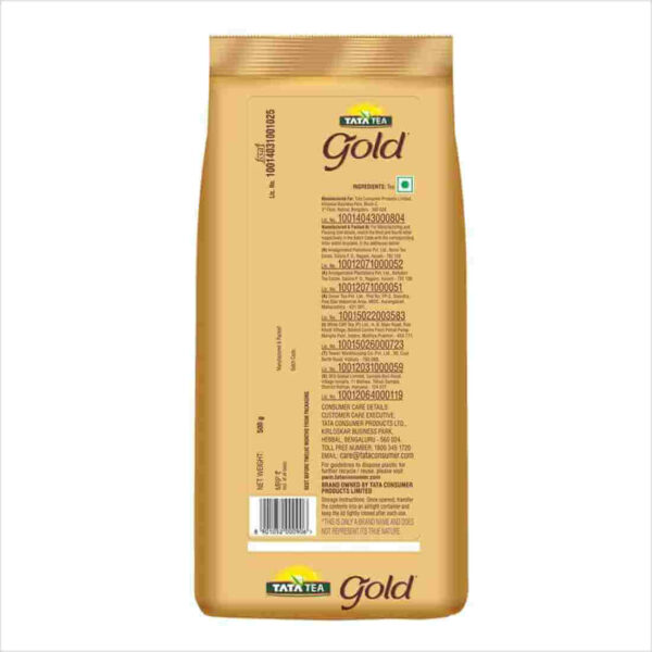 Tata Gold Leaf Aromatic Long Loose Leaves Rich & Aromatic Chai - Image 2