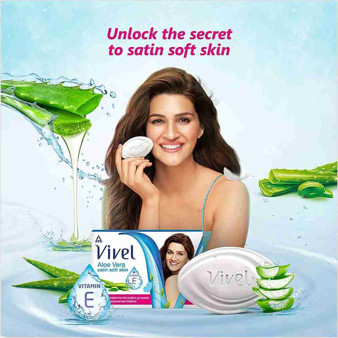 Vivel Aloe Vera Soap | 4X150 gms - Image 4