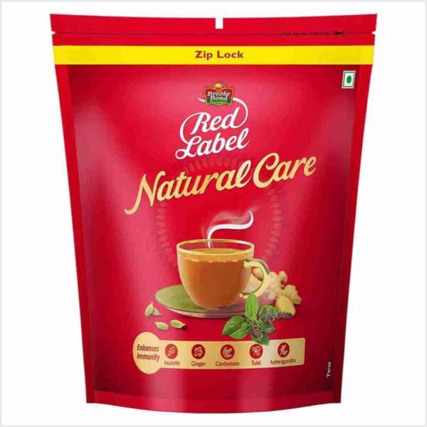 Brooke Bond Red Label Natural Care Tea, Chai Made With 5 Ayurvedic Herbs Tea