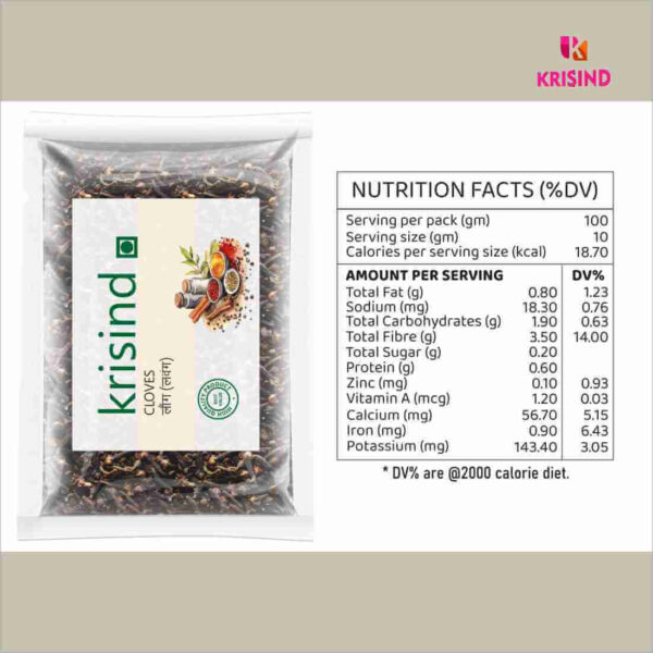 Krisind Select Cloves | Laung – Lavang - Longa | Premium Quality - Image 3