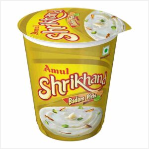 Amul Shrikhand Badam Pista | Smooth, Tastier, Richer | Uniform Texture