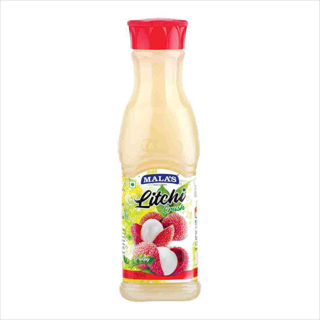 Mala's Litchi Crush PET Bottle | 750ml
