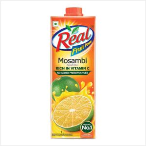 DABUR Real Fruit Power Mosambi Juice -1L  | Rich in Vitamin C | No Added Preservatives, No Artificial Colors & Flavours
