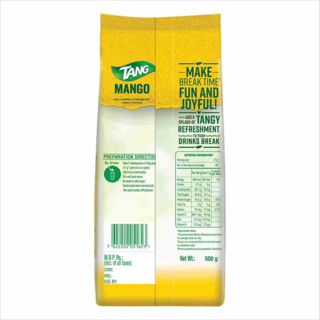 Tang Instant Drink Mix - Orange, Mango, Lemon Flavor | 500g - Image 5