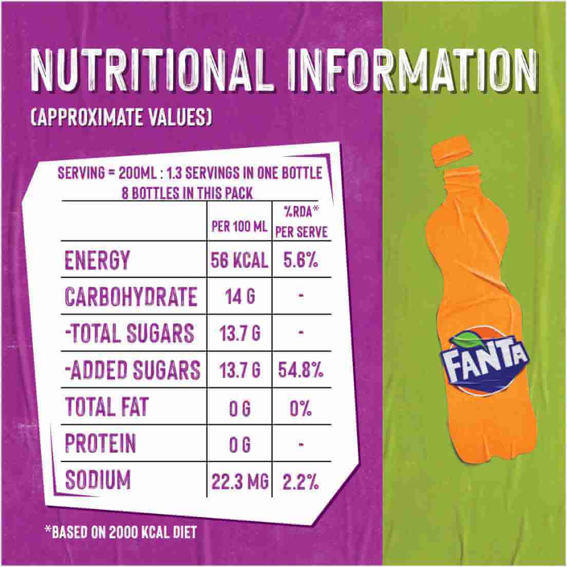 FANTA® Orange Flavored Cold Drink | Soft Drink with Delicious Orange Flavor - Image 6