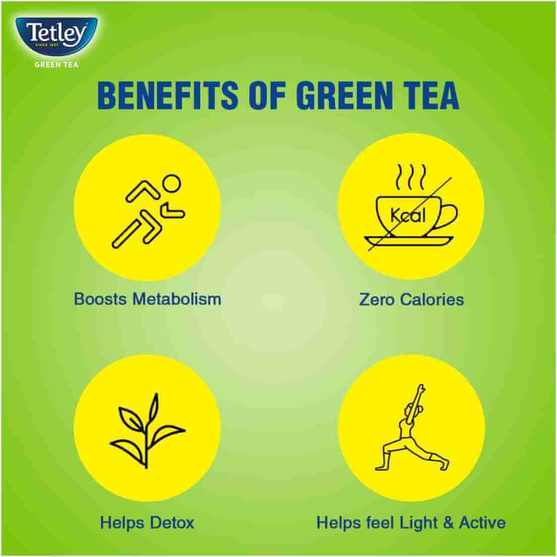 Tetley Green Tea Immune with Added Vitamin C, Lemon and Honey - Image 3