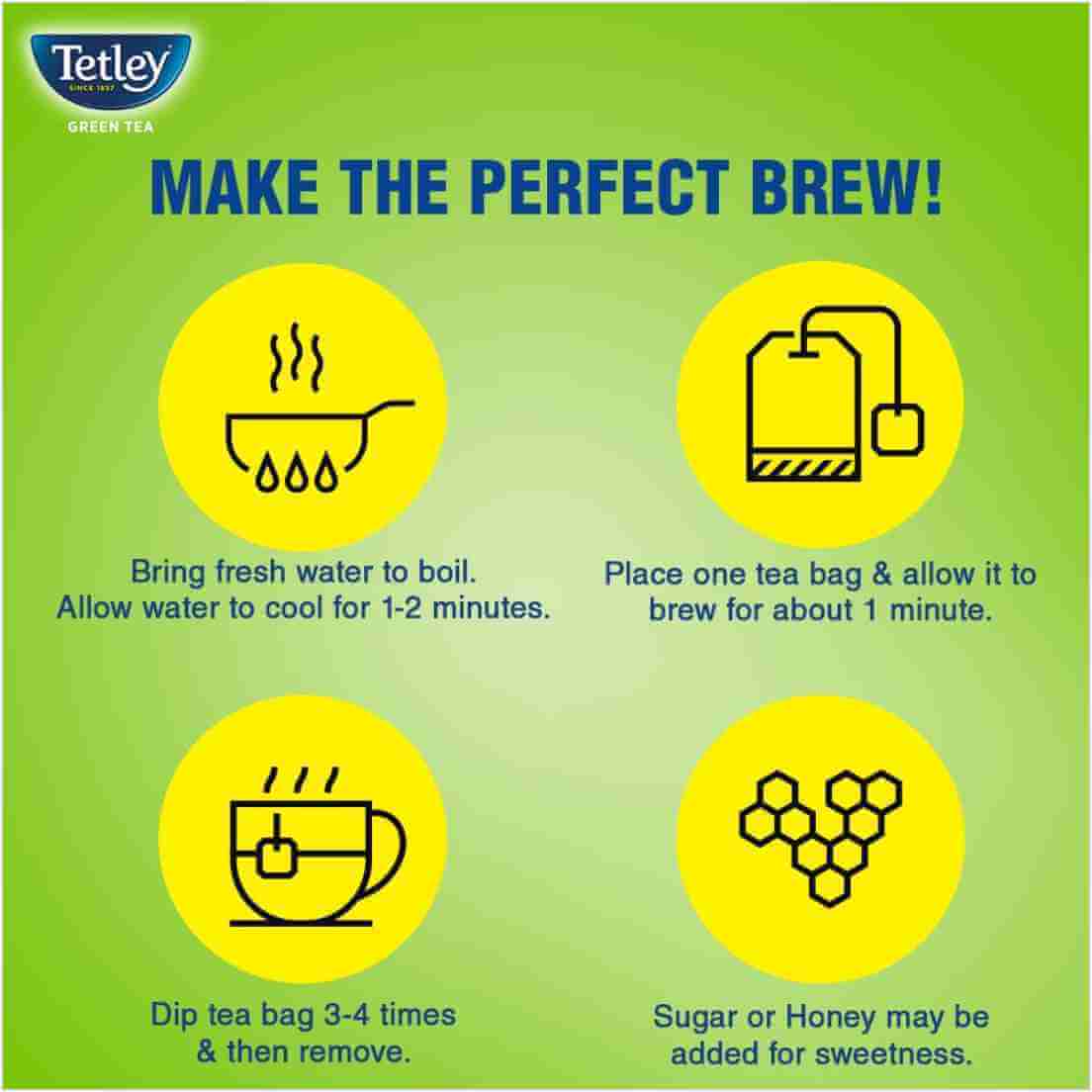 Tetley Green Tea Immune with Added Vitamin C, Lemon and Honey - Image 4