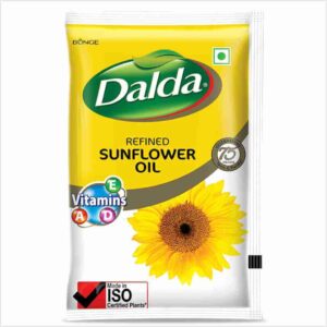 Dalda Refined Sunflower Oil | Surajmukhi Tel | Contains vitamin A, C, D and E.
