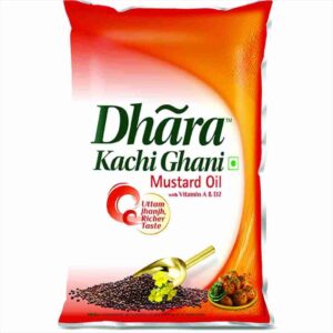 Dhara Mustard Oil | Kachi Ghani Tel | Good for Overall Well-Being