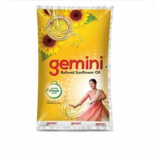 Gemini Refined Sunflower Oil | Surajmukhi Tel | With the Goodness of Vitamins A, D & E