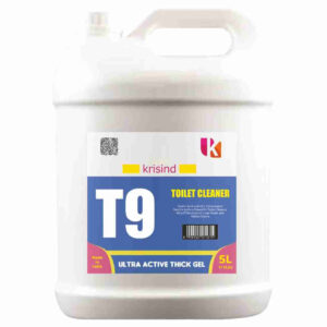 Krisind T9 Toilet Cleaner Liquid | Thick Liquid for Toilet Bowls Cleaning - 5L